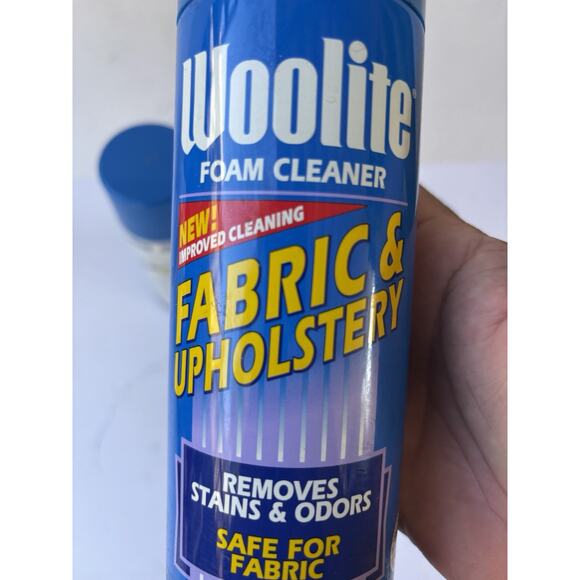 x2 Vtg Woolite Foam Cleaner Fabric & Upholstery Stain and Odor Eliminator 14 oz - Picture 6 of 6